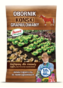  Florovit obornik koński granulowany do roślin ogrodowych 10l