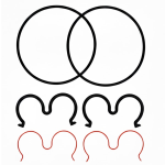 ZESTAW USZCZELNIEŃ POMPY HYDRAULICZNEJ